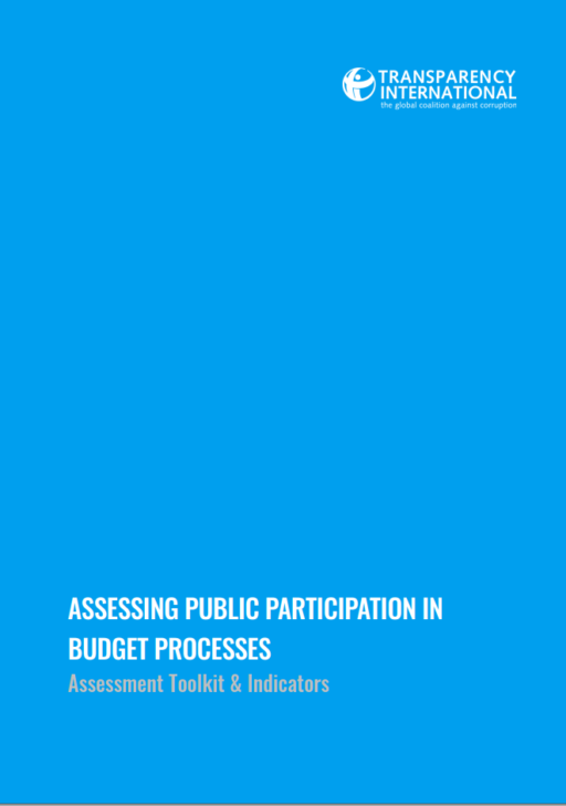 Assessing Public Participation in Budget Processes: Assessment Toolkit & Indicators