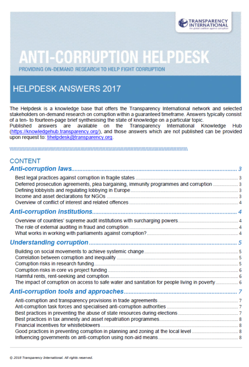 Helpdesk Answers 2017