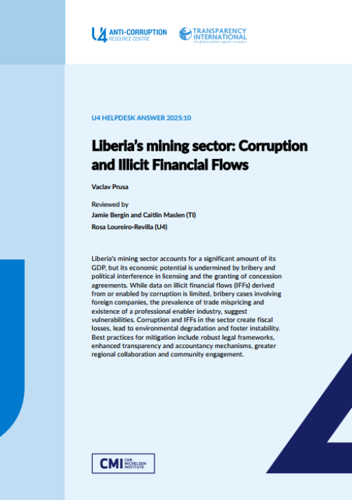 Liberia: Overview of corruption and anti-corruption