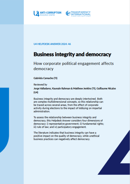 Business integrity and democracy