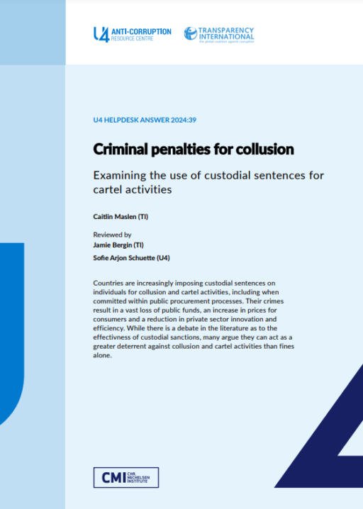 Criminal penalties for collusion