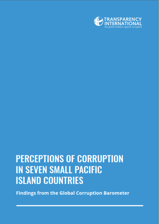Perceptions of corruption in seven small Pacific island countries