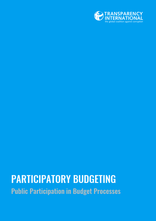 Participatory Budgeting: a Primer on Public Participation in Budget Processes