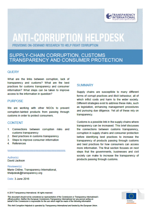 Transparency International Knowledge Hub